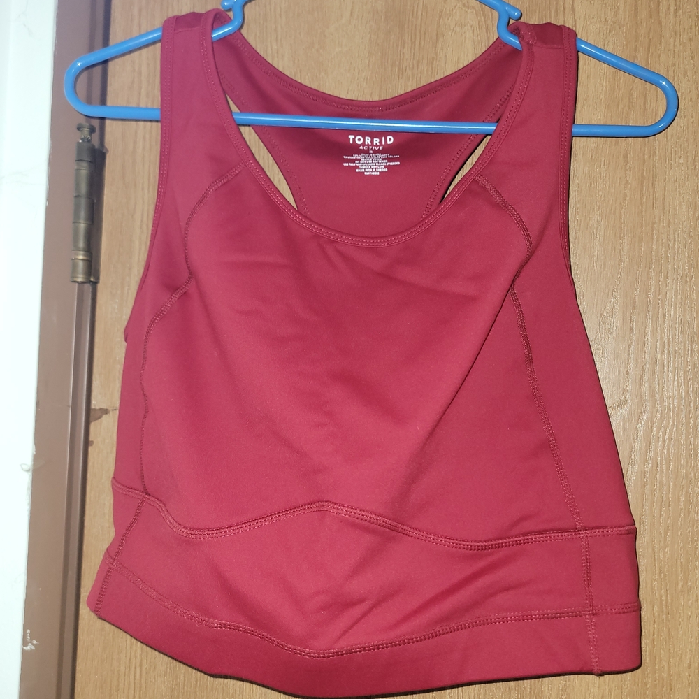 Torrid Active Red Tank Top